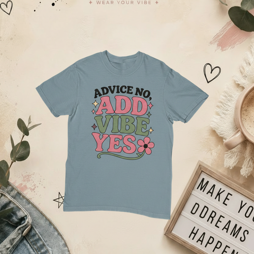 Blue Jean shirt on branded background