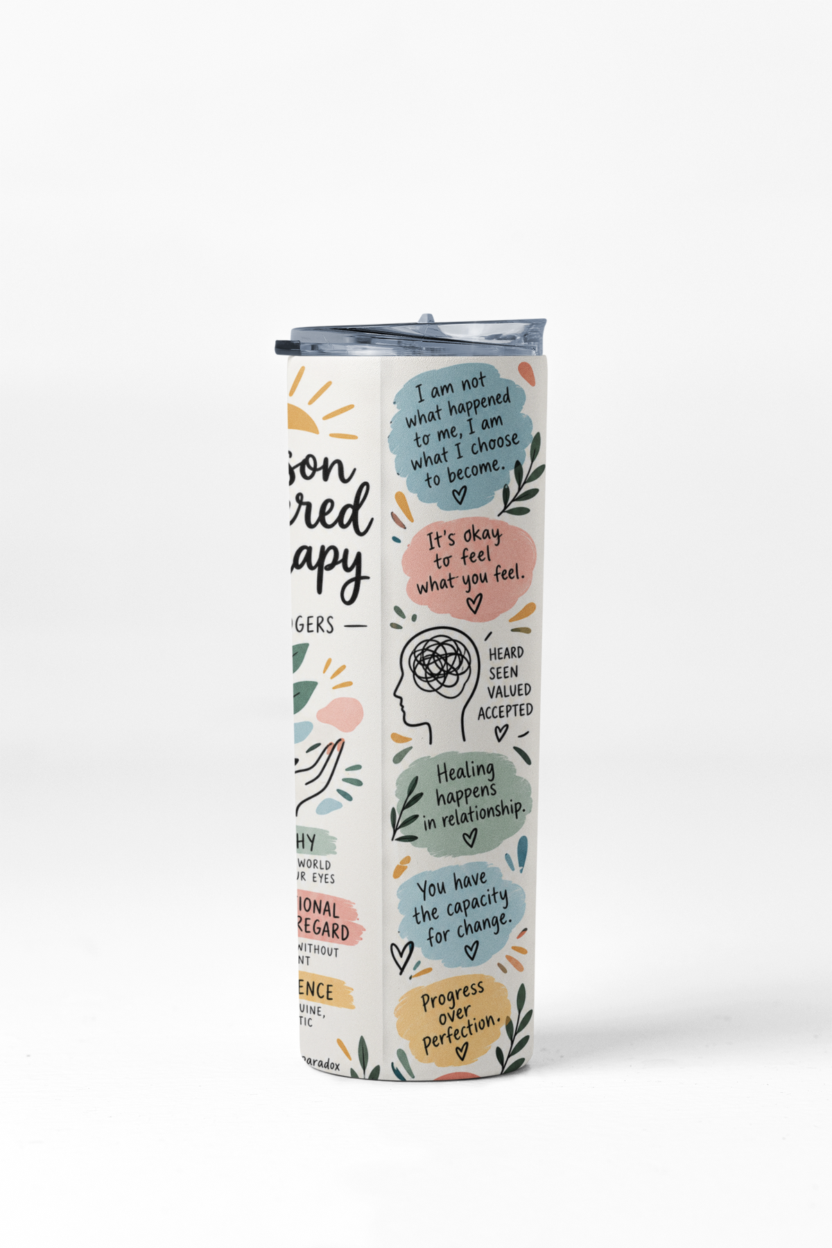 Person-centered Therapy Tumbler